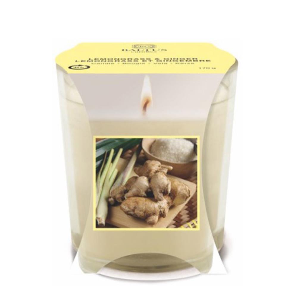 Baltus Lemongrass & Ginger Scented Glass Candle £2.69